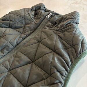 Sun Mountain Women’s Mesa Vest Diamond Quilt Green Small Golf Gorpcore
